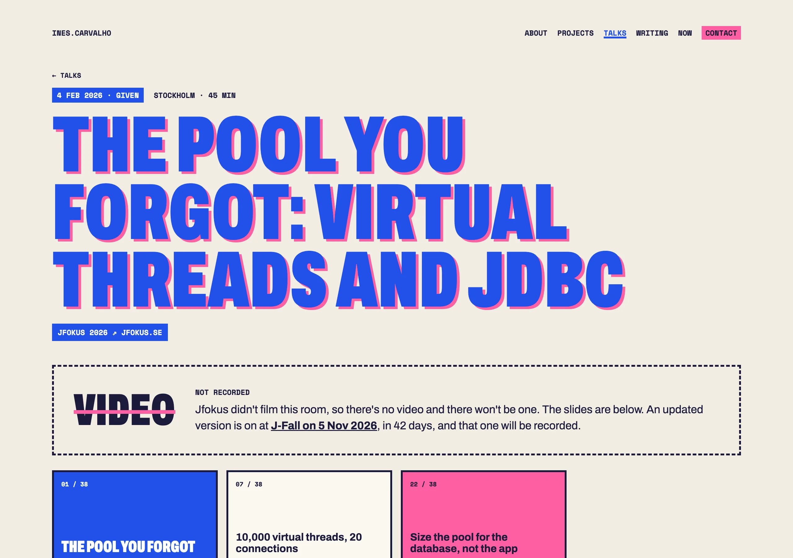 The Talk, not recorded page of Fork Join